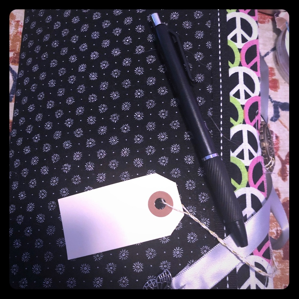 Peaceful handmade journal diary